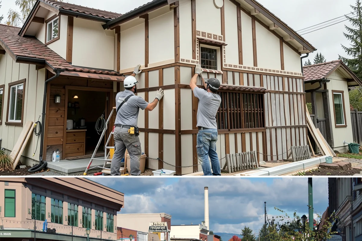 Basement Drywall in Monroe, Snohomish County, WA - Drywall work is interior and proceeds reliably through any season.