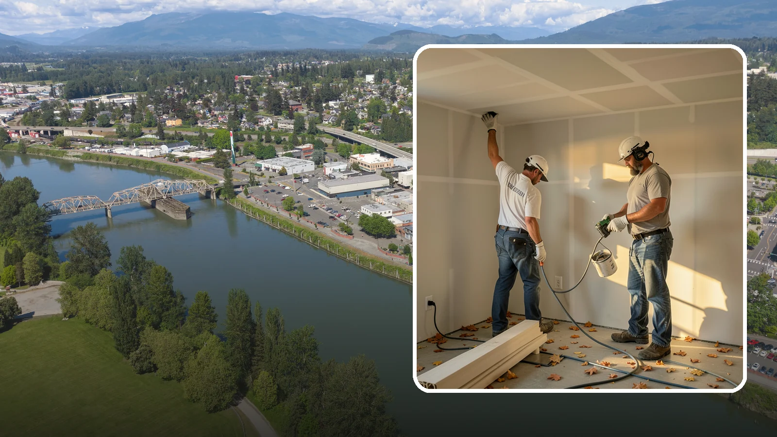Basement Drywall in Mount Vernon, Skagit County, WA - Basement drywall hangs, finishes, and preps below-grade walls and ceilings for a clean, painted surface.