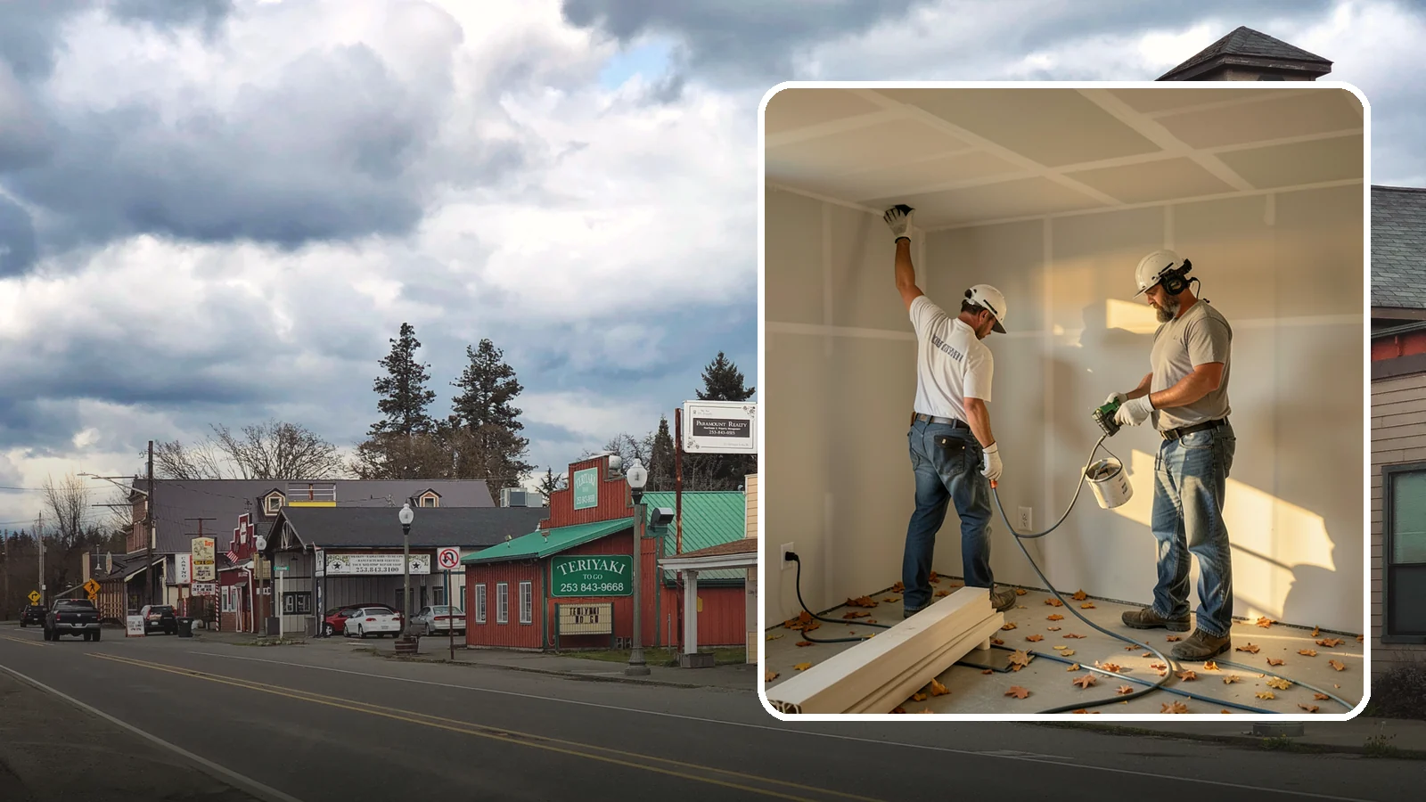 Basement Drywall in Roy, Pierce County, WA - Basement drywall hangs, finishes, and preps below-grade walls and ceilings for a clean, painted surface.