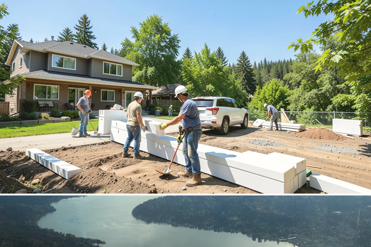 Basement Drywall in Sammamish, King County, WA - Drywall work is interior and proceeds reliably through any season.