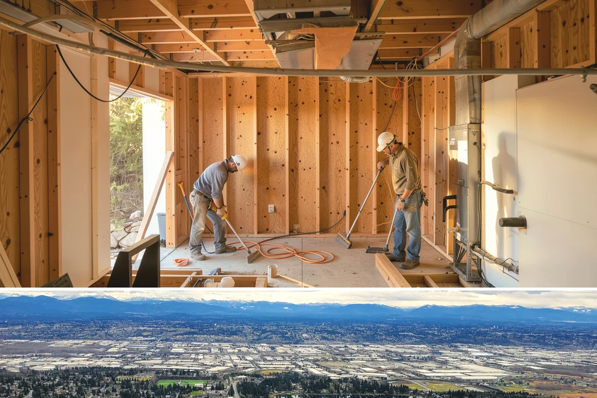 Basement Drywall in SeaTac, King County, WA - Drywall work is interior and proceeds reliably through any season.