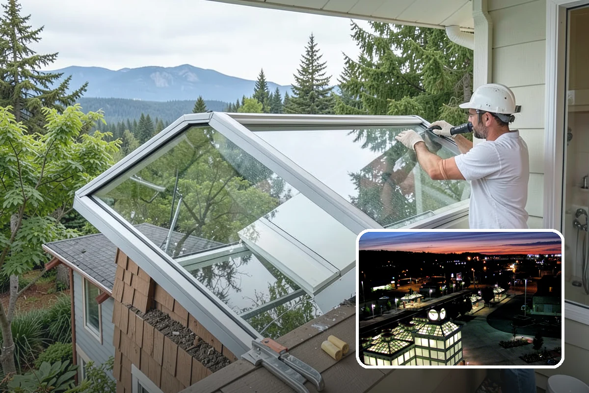 Basement Egress Window in Auburn, King County, WA - Provides a code-required emergency exit