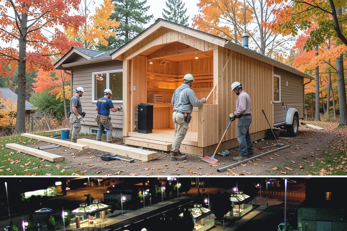 Basement Egress Window in Auburn, King County, WA - We schedule the excavation and foundation cut during drier weather to keep the opening protected.