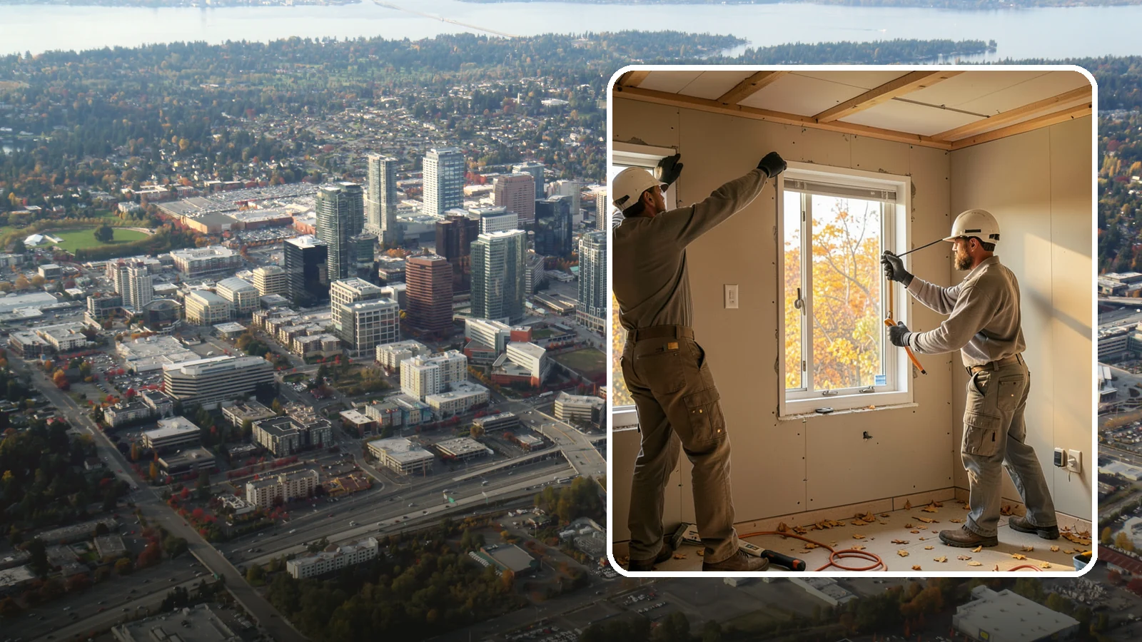 Basement Egress Window in Bellevue, King County, WA - A basement egress window installation adds a code-required emergency exit and daylight to below-grade rooms.
