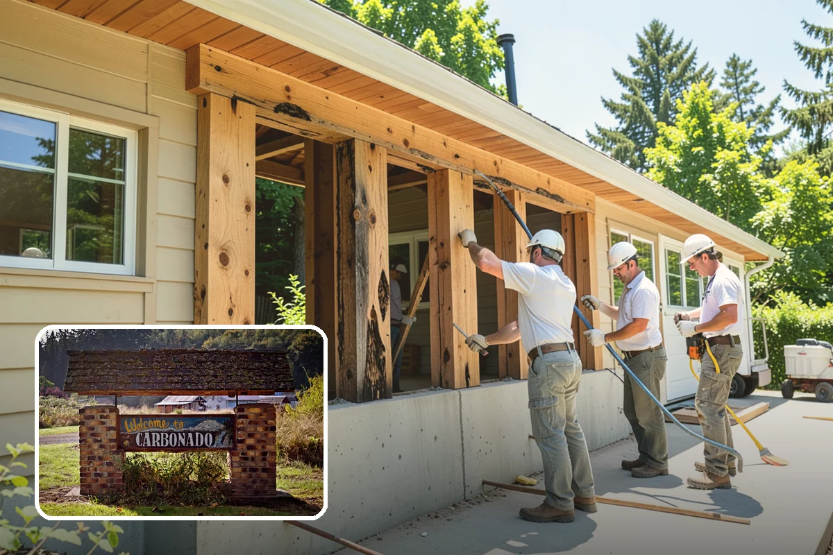 Basement Egress Window in Carbonado, Pierce County, WA - Provides a code-required emergency exit