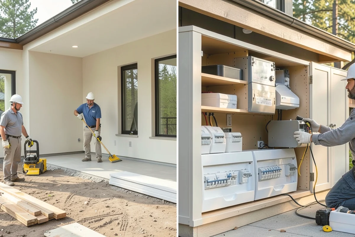 Basement Egress Window in North Bend, King County, WA - Locate and size the egress opening