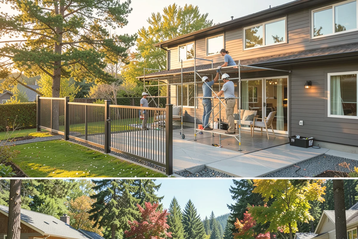 Basement Egress Window in Orting, Pierce County, WA - We schedule the excavation and foundation cut during drier weather to keep the opening protected.