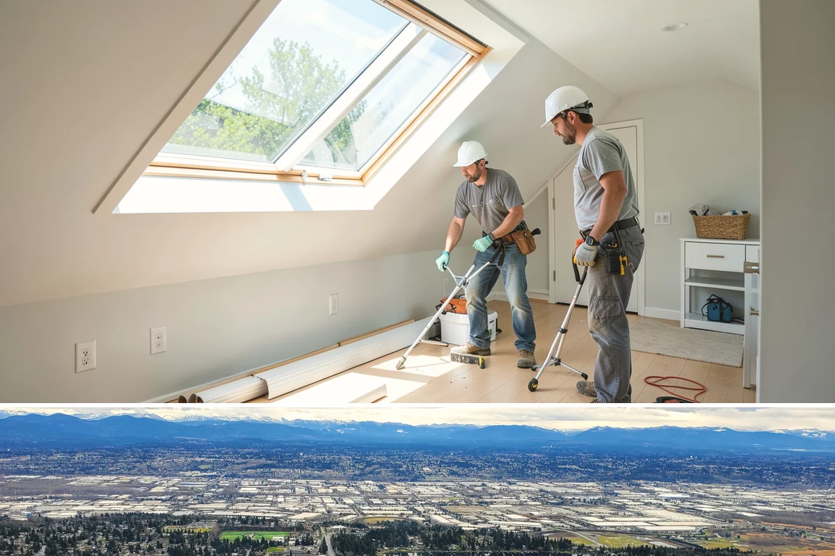 Basement Egress Window in SeaTac, King County, WA - We schedule the excavation and foundation cut during drier weather to keep the opening protected.