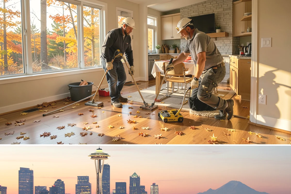Basement Egress Window in Seattle, King County, WA - We schedule the excavation and foundation cut during drier weather to keep the opening protected.