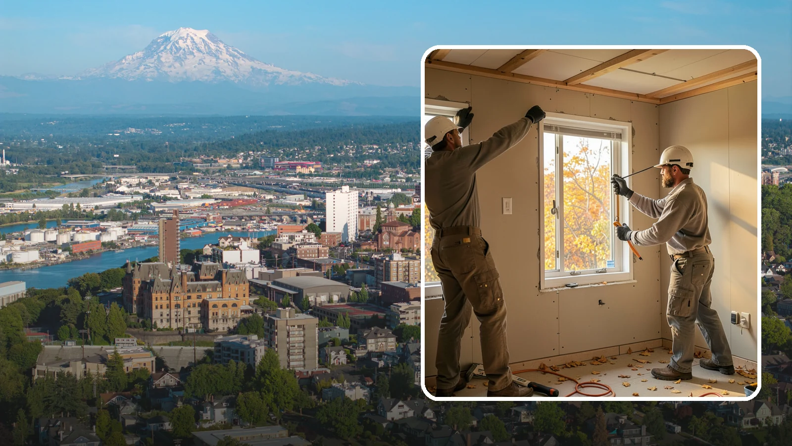 Basement Egress Window in Tacoma, Pierce County, WA - A basement egress window installation adds a code-required emergency exit and daylight to below-grade rooms.