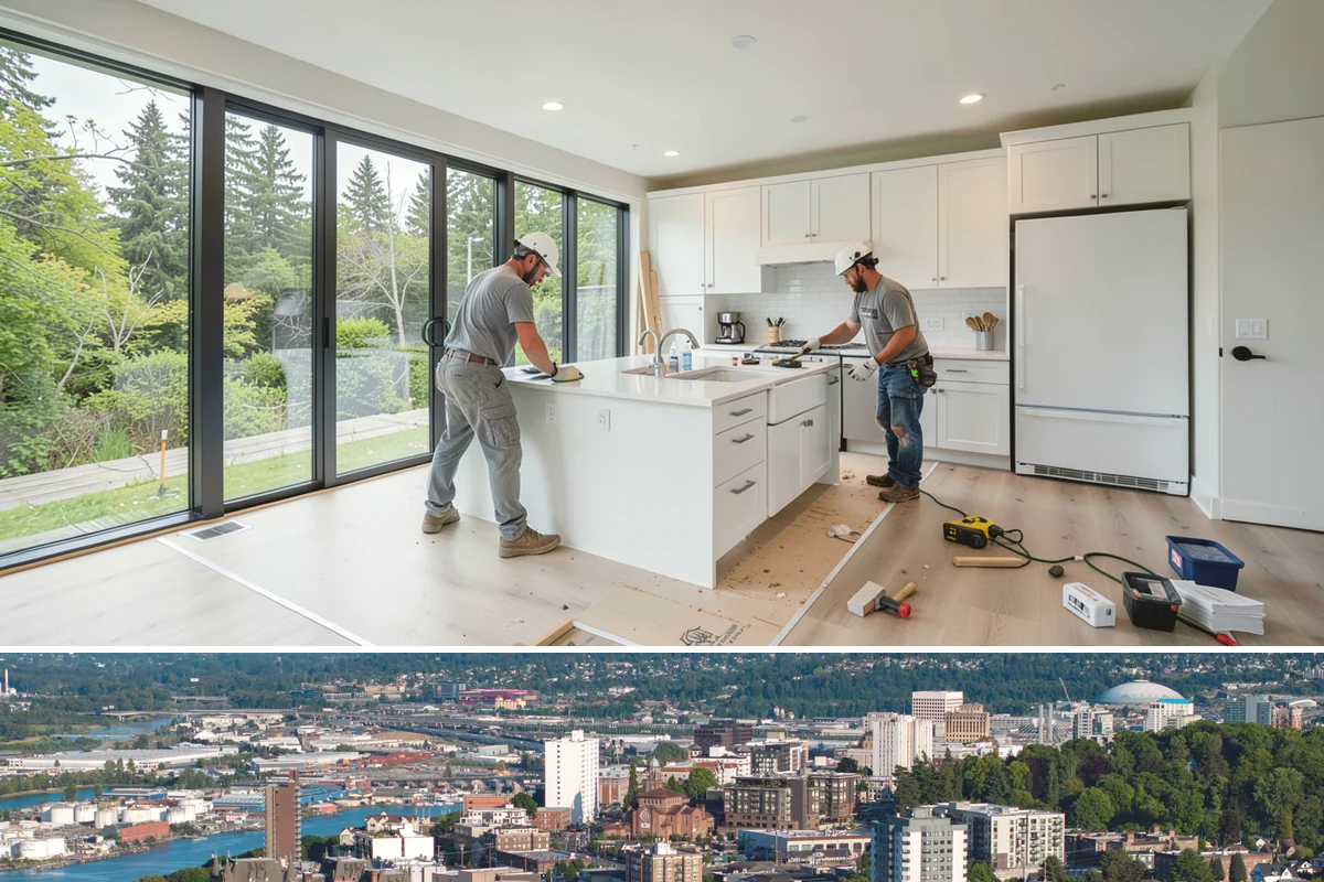 Basement Egress Window in Tacoma, Pierce County, WA - We schedule the excavation and foundation cut during drier weather to keep the opening protected.