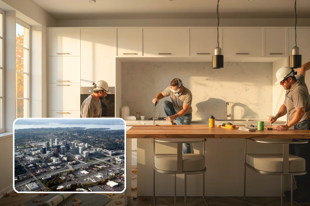 Basement Finishing in Bellevue, King County, WA - Adds low-cost living space within your existing footprint