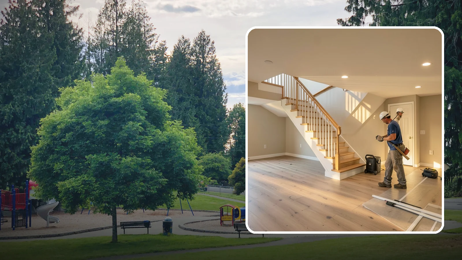 Basement Finishing in Bonney Lake, Pierce County, WA - Basement finishing transforms unfinished below-grade space into comfortable, code-compliant living area.