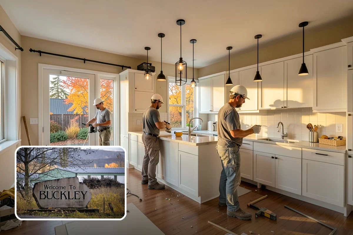 Basement Finishing in Buckley, Pierce County, WA - Adds low-cost living space within your existing footprint