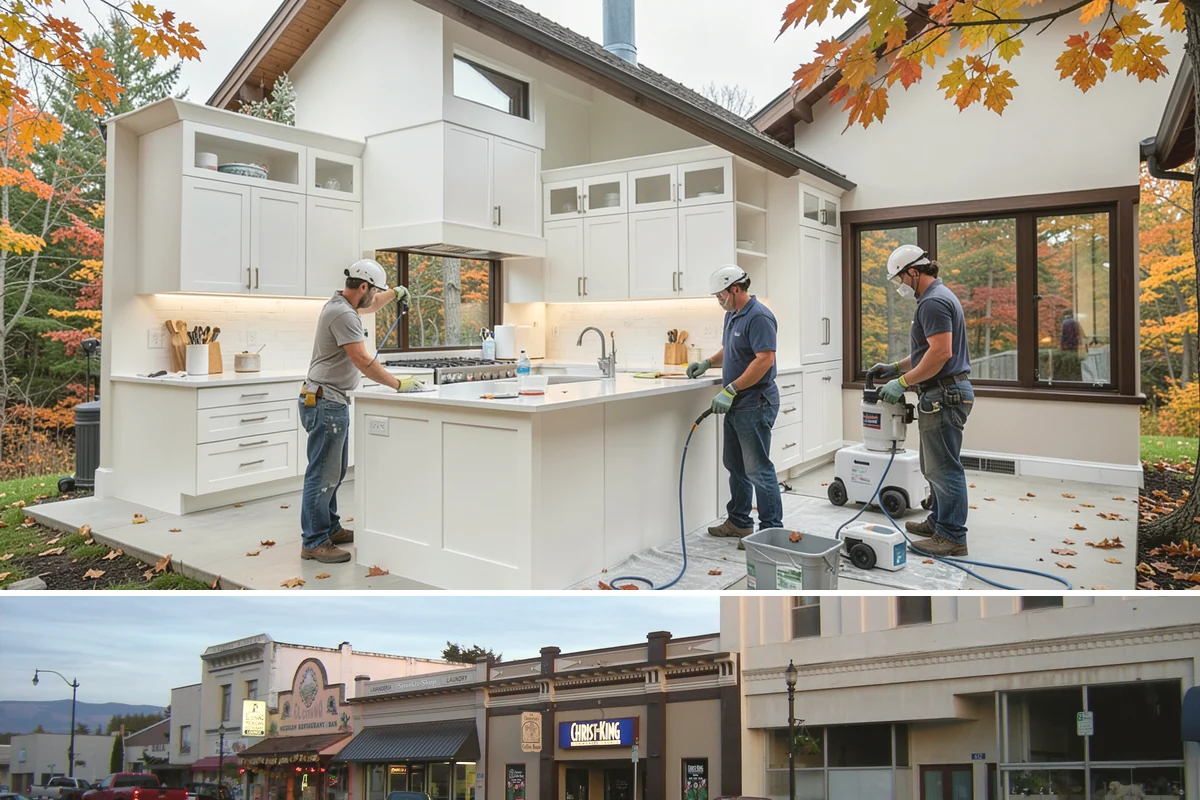 Basement Finishing in Burlington, Skagit County, WA - Interior basement finishing can proceed year-round, making it a productive project through the rainy winter months.