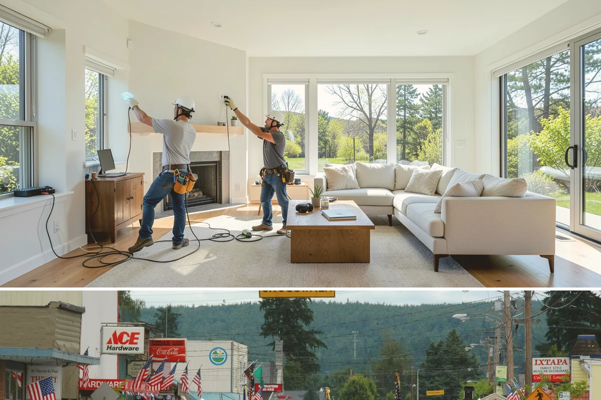 Basement Finishing in Carnation, King County, WA - Interior basement finishing can proceed year-round, making it a productive project through the rainy winter months.