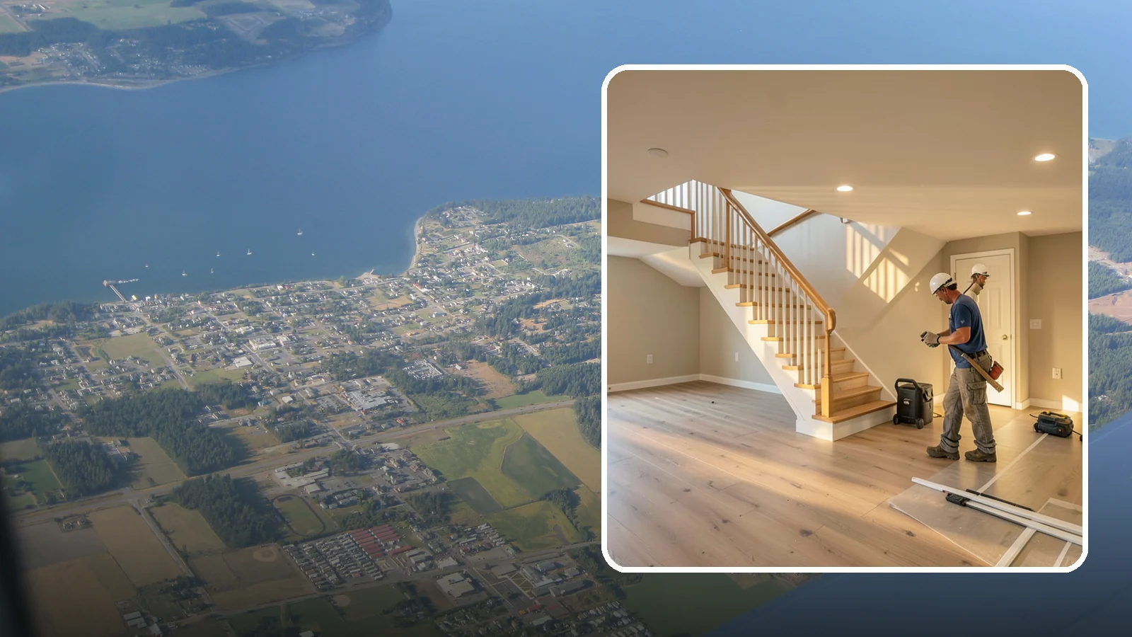 Basement Finishing in Coupeville, Island County, WA - Basement finishing transforms unfinished below-grade space into comfortable, code-compliant living area.