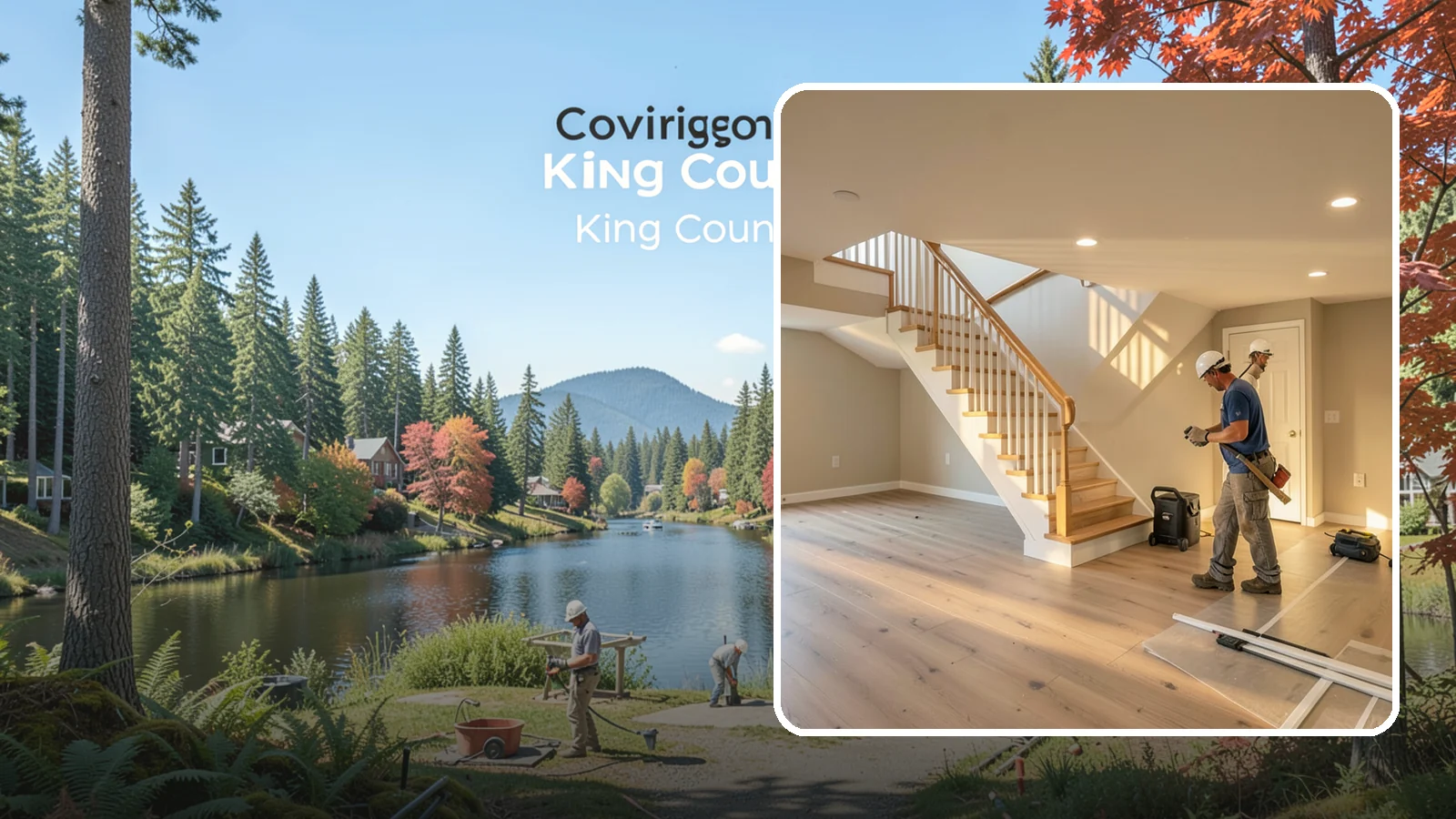 Basement Finishing in Covington, King County, WA - Basement finishing transforms unfinished below-grade space into comfortable, code-compliant living area.