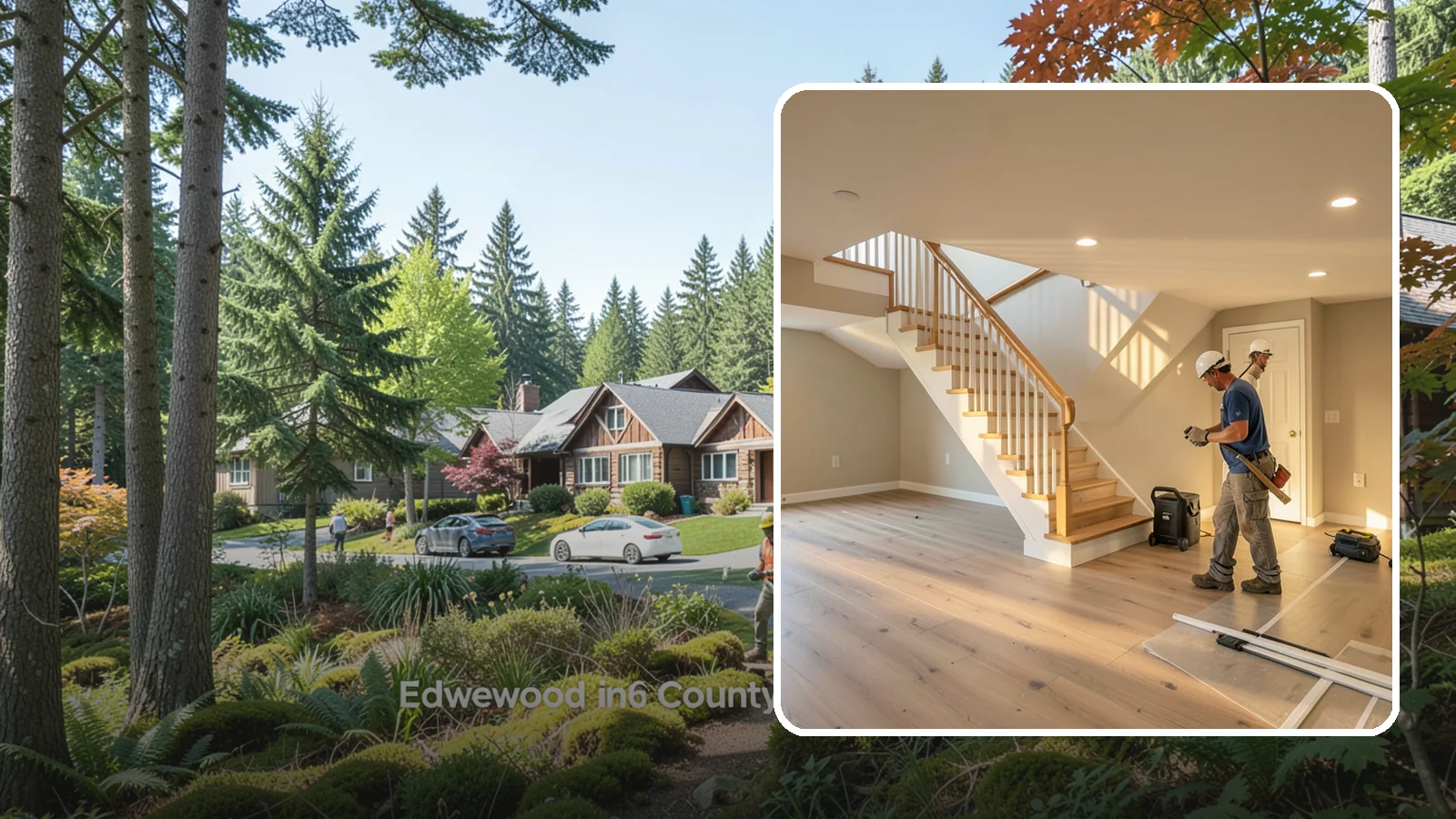Basement Finishing in Edgewood, Pierce County, WA - Basement finishing transforms unfinished below-grade space into comfortable, code-compliant living area.