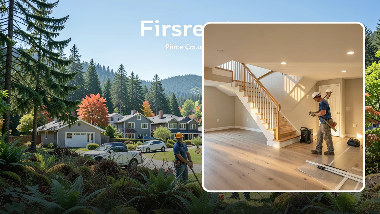 Basement Finishing in Fircrest, Pierce County, WA - Basement finishing transforms unfinished below-grade space into comfortable, code-compliant living area.