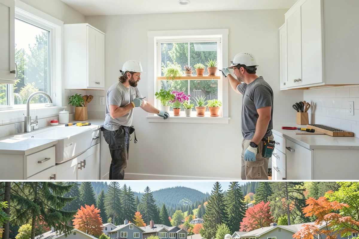 Basement Finishing in Fircrest, Pierce County, WA - Interior basement finishing can proceed year-round, making it a productive project through the rainy winter months.
