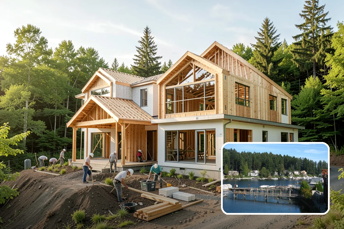 Basement Finishing in Gig Harbor, Pierce County, WA - Adds low-cost living space within your existing footprint