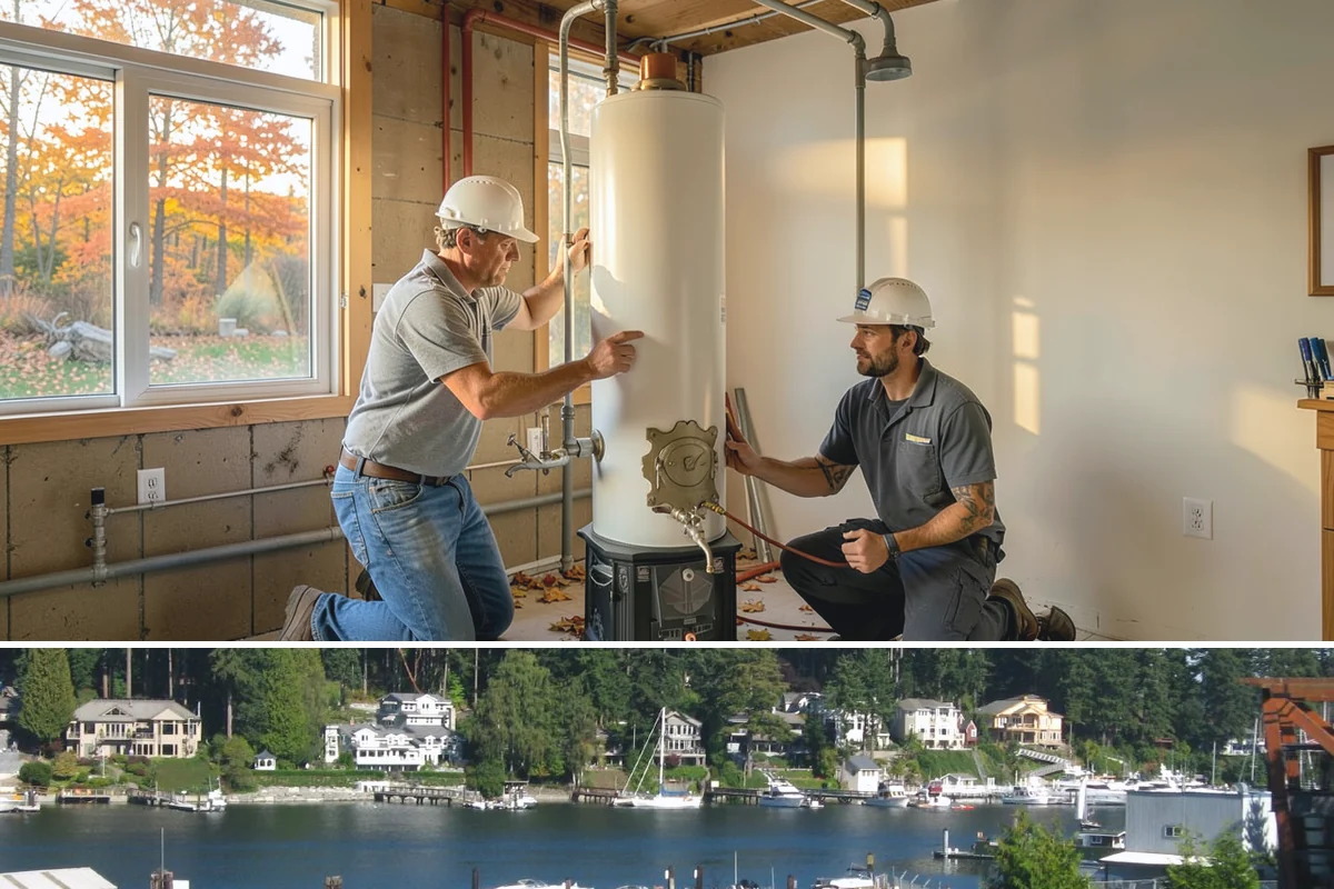 Basement Finishing in Gig Harbor, Pierce County, WA - Interior basement finishing can proceed year-round, making it a productive project through the rainy winter months.
