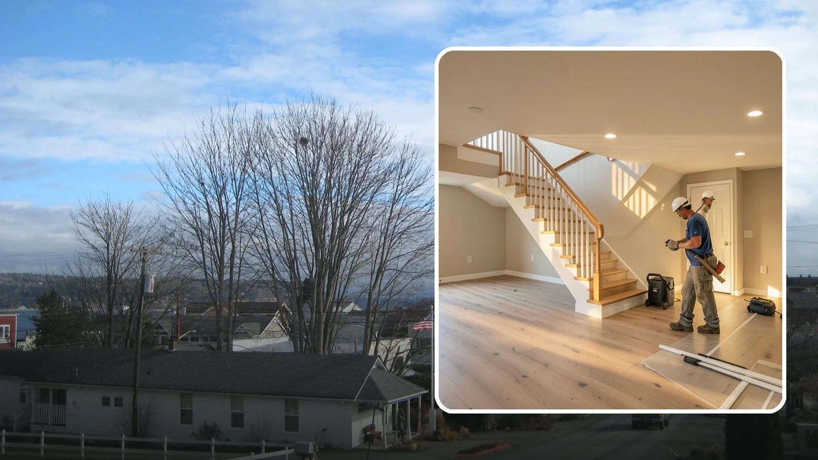 Basement Finishing in Langley, Island County, WA - Basement finishing transforms unfinished below-grade space into comfortable, code-compliant living area.
