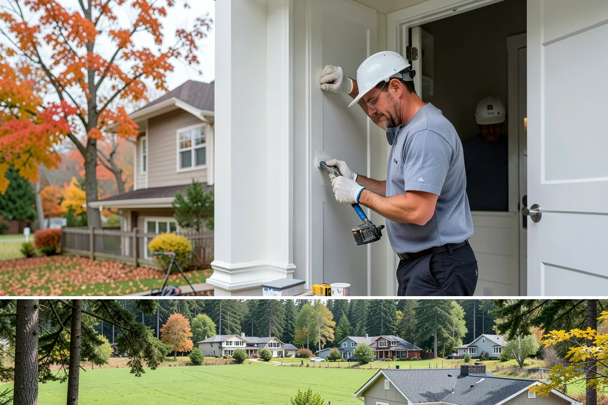 Basement Finishing in Lyman, Skagit County, WA - Interior basement finishing can proceed year-round, making it a productive project through the rainy winter months.