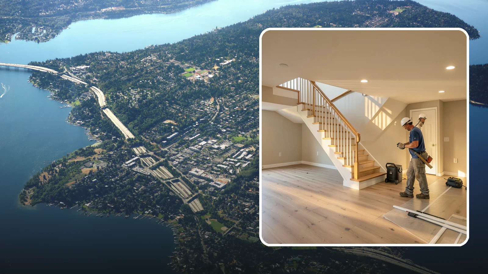 Basement Finishing in Mercer Island, King County, WA - Basement finishing transforms unfinished below-grade space into comfortable, code-compliant living area.