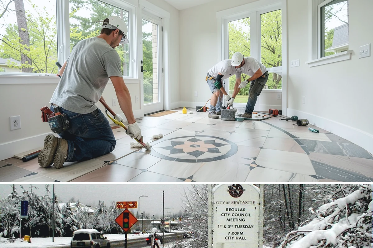 Basement Finishing in Newcastle, King County, WA - Interior basement finishing can proceed year-round, making it a productive project through the rainy winter months.