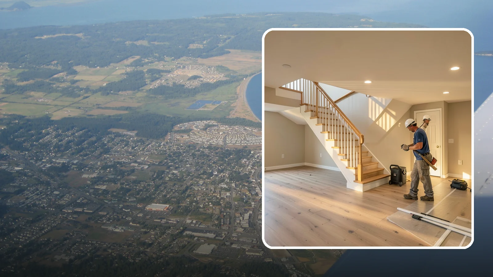 Basement Finishing in Oak Harbor, Island County, WA - Basement finishing transforms unfinished below-grade space into comfortable, code-compliant living area.