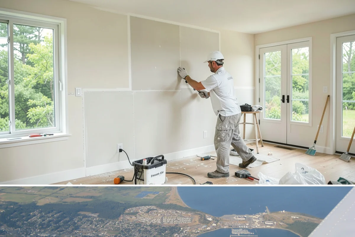 Basement Finishing in Oak Harbor, Island County, WA - Interior basement finishing can proceed year-round, making it a productive project through the rainy winter months.