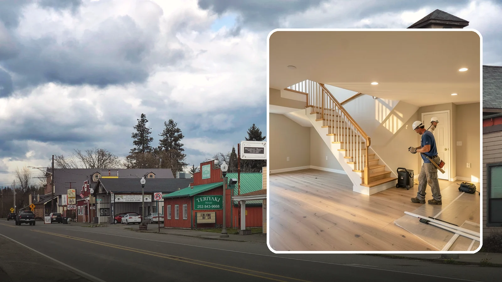 Basement Finishing in Roy, Pierce County, WA - Basement finishing transforms unfinished below-grade space into comfortable, code-compliant living area.