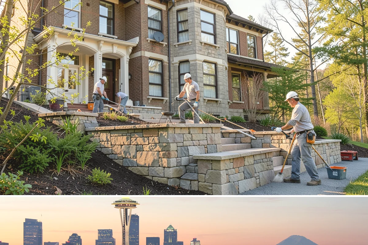 Basement Finishing in Seattle, King County, WA - Interior basement finishing can proceed year-round, making it a productive project through the rainy winter months.
