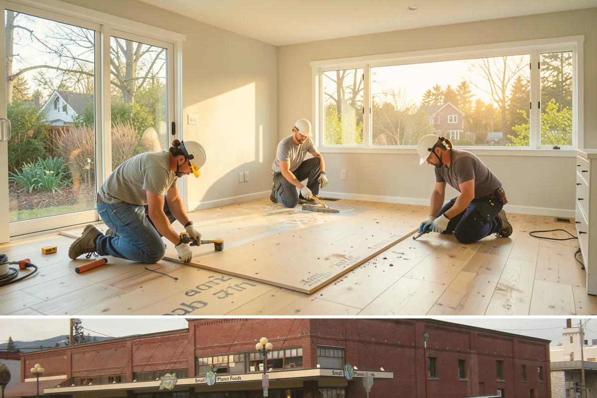 Basement Finishing in Sedro-Woolley, Skagit County, WA - Interior basement finishing can proceed year-round, making it a productive project through the rainy winter months.