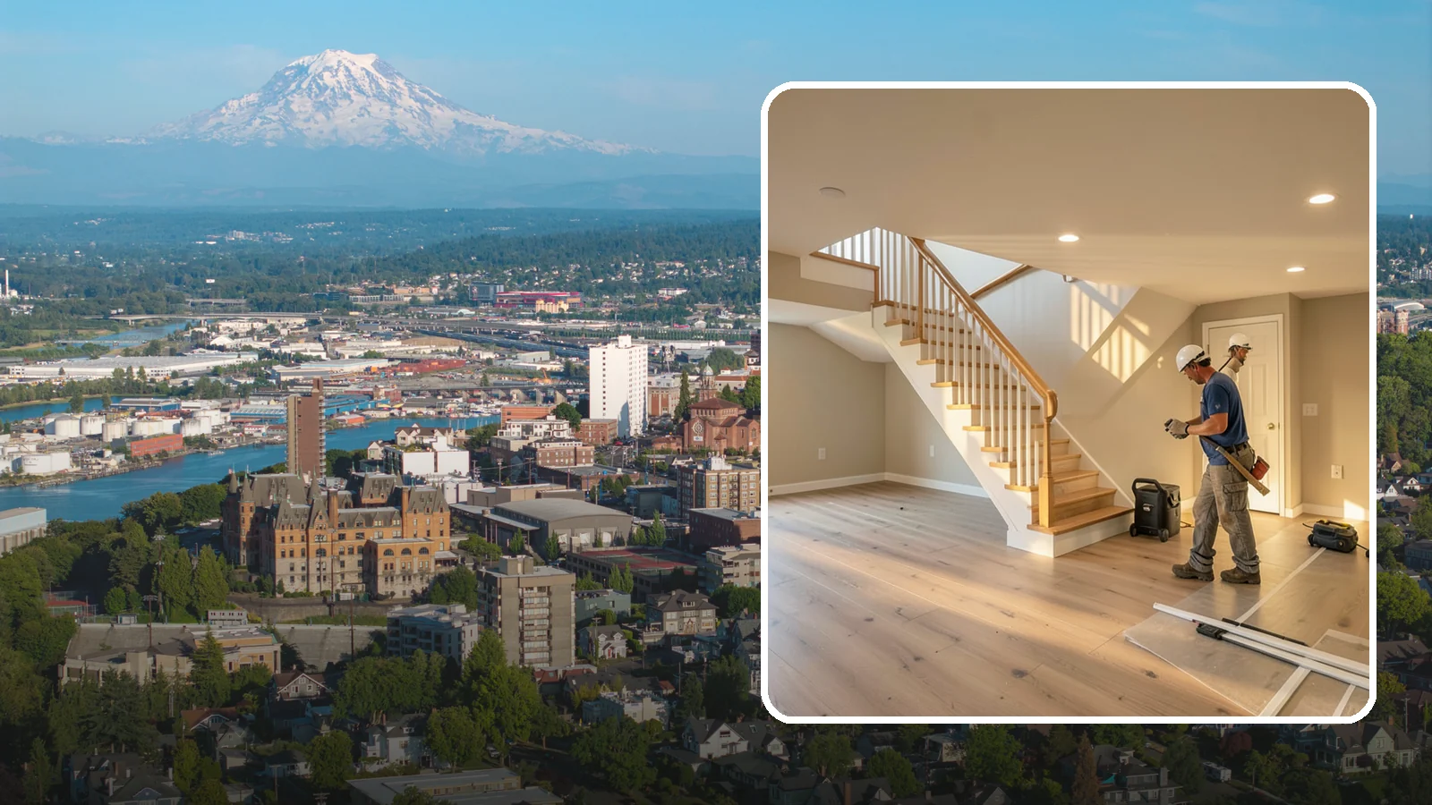 Basement Finishing in Tacoma, Pierce County, WA - Basement finishing transforms unfinished below-grade space into comfortable, code-compliant living area.