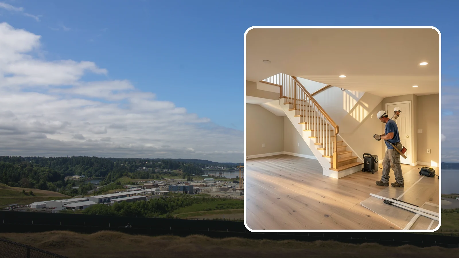 Basement Finishing in University Place, Pierce County, WA - Basement finishing transforms unfinished below-grade space into comfortable, code-compliant living area.