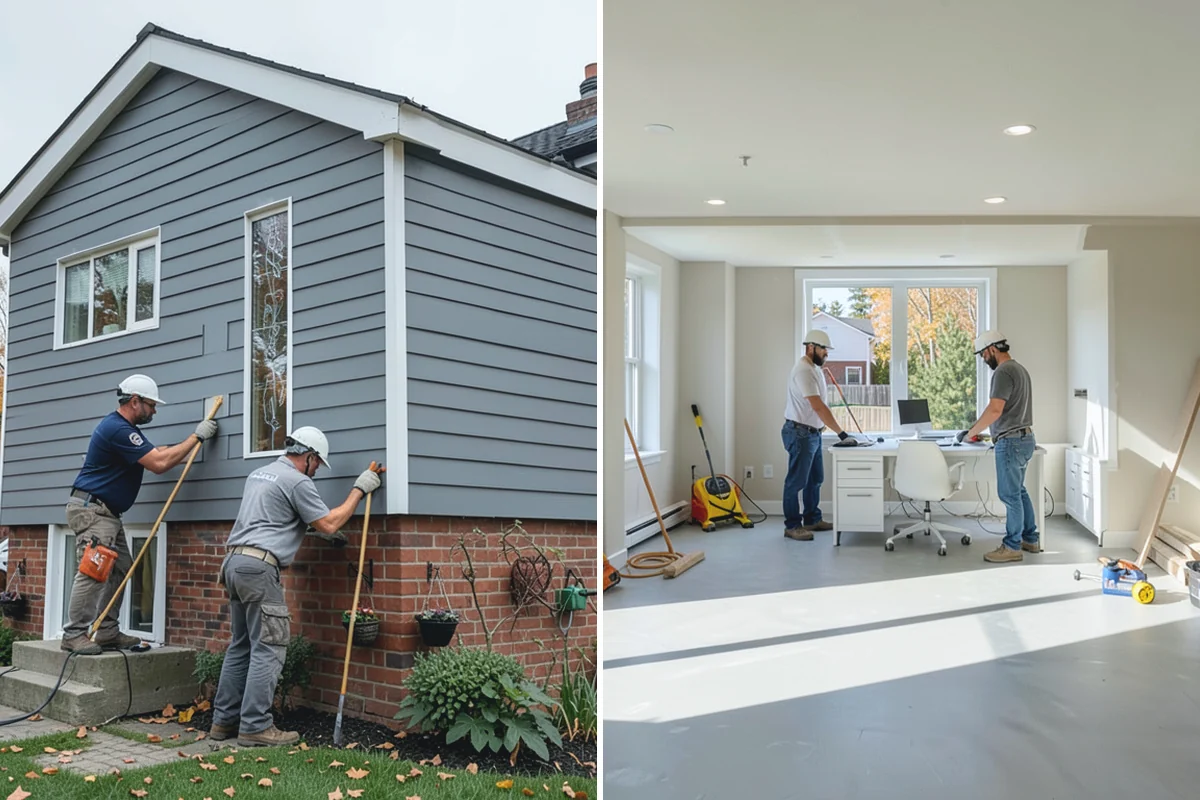 Basement Flooring Installation in Auburn, King County, WA - Test the slab for moisture