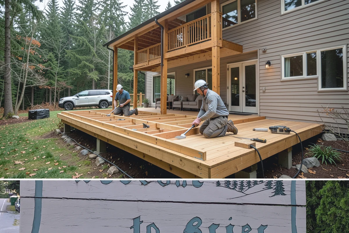 Basement Flooring Installation in Brier, Snohomish County, WA - Basement flooring can be installed any season, with moisture testing especially valuable during the wet winter months.