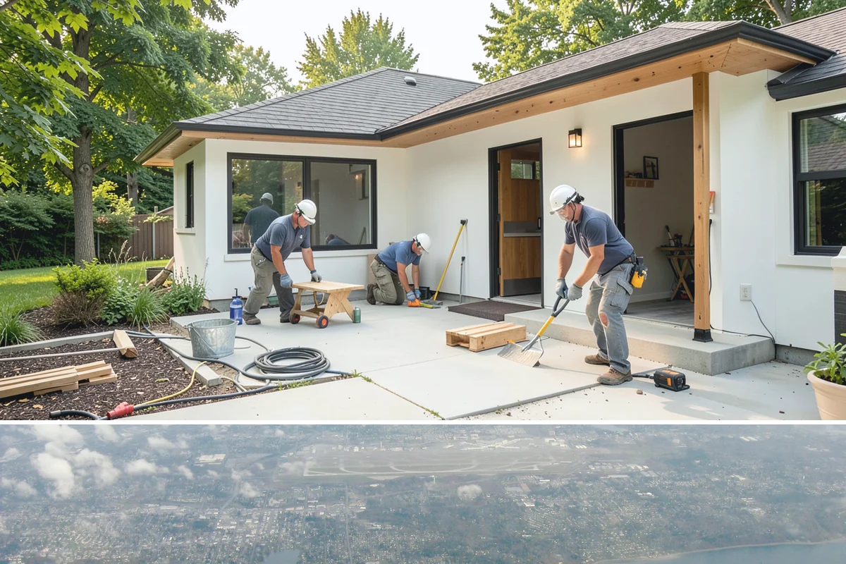 Basement Flooring Installation in Burien, King County, WA - Basement flooring can be installed any season, with moisture testing especially valuable during the wet winter months.