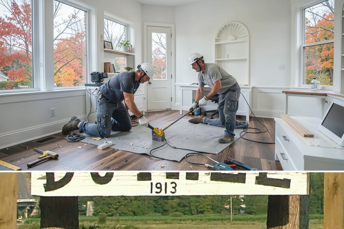 Basement Flooring Installation in Duvall, King County, WA - Basement flooring can be installed any season, with moisture testing especially valuable during the wet winter months.