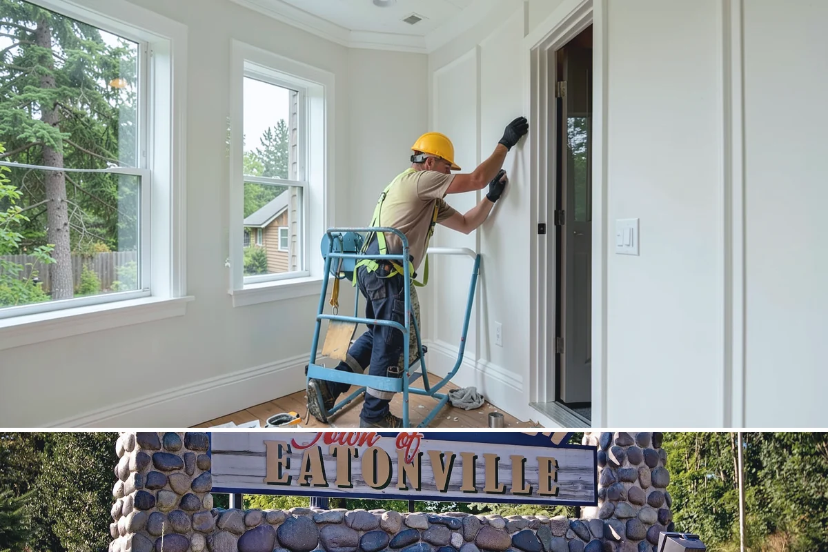 Basement Flooring Installation in Eatonville, Pierce County, WA - Basement flooring can be installed any season, with moisture testing especially valuable during the wet winter months.