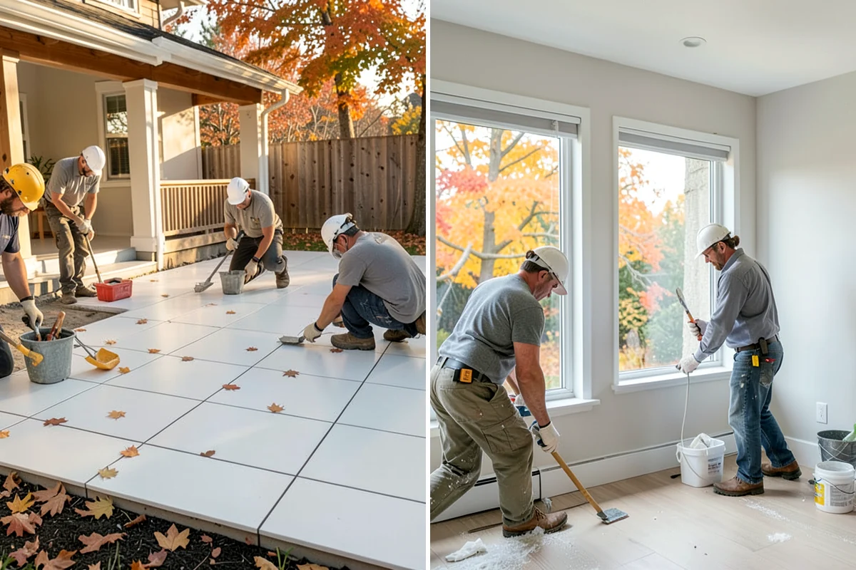 Basement Flooring Installation in Enumclaw, King County, WA - Test the slab for moisture