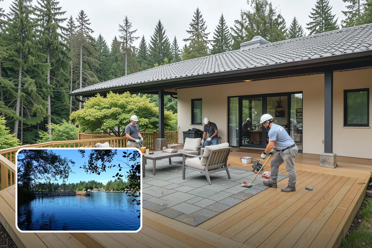 Basement Flooring Installation in Federal Way, King County, WA - Waterproof materials suited to below-grade moisture