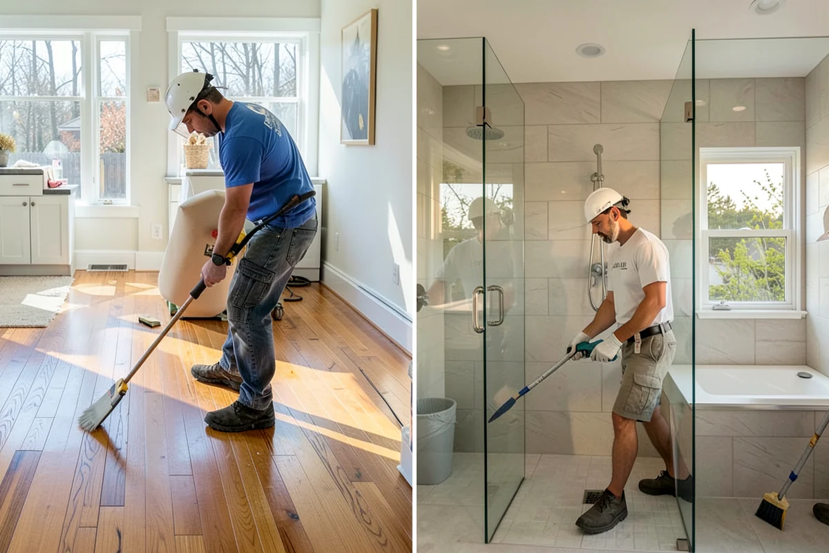 Basement Flooring Installation in Fircrest, Pierce County, WA - Test the slab for moisture