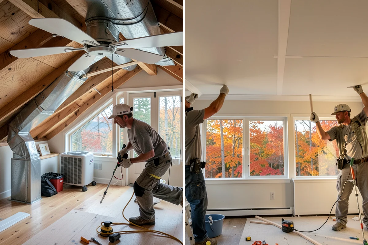 Basement Flooring Installation in Kenmore, King County, WA - Test the slab for moisture