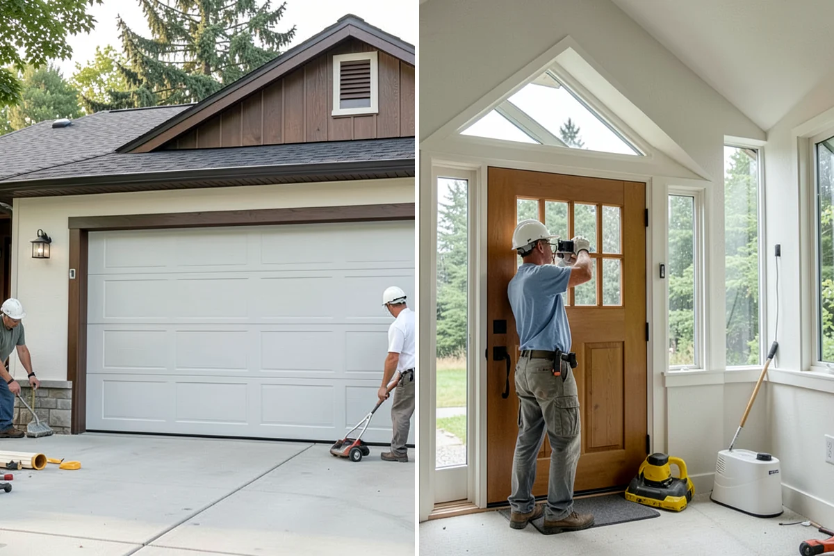 Basement Flooring Installation in Lake Forest Park, King County, WA - Test the slab for moisture
