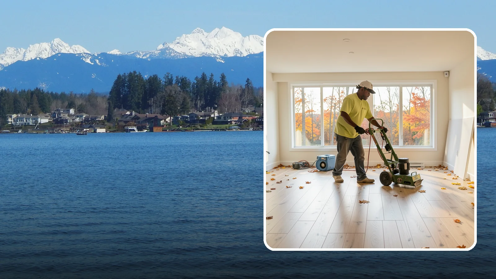 Basement Flooring Installation in Lake Stevens, Snohomish County, WA - Moisture-smart basement flooring installation engineered for the damp, below-grade conditions of Northwest homes.