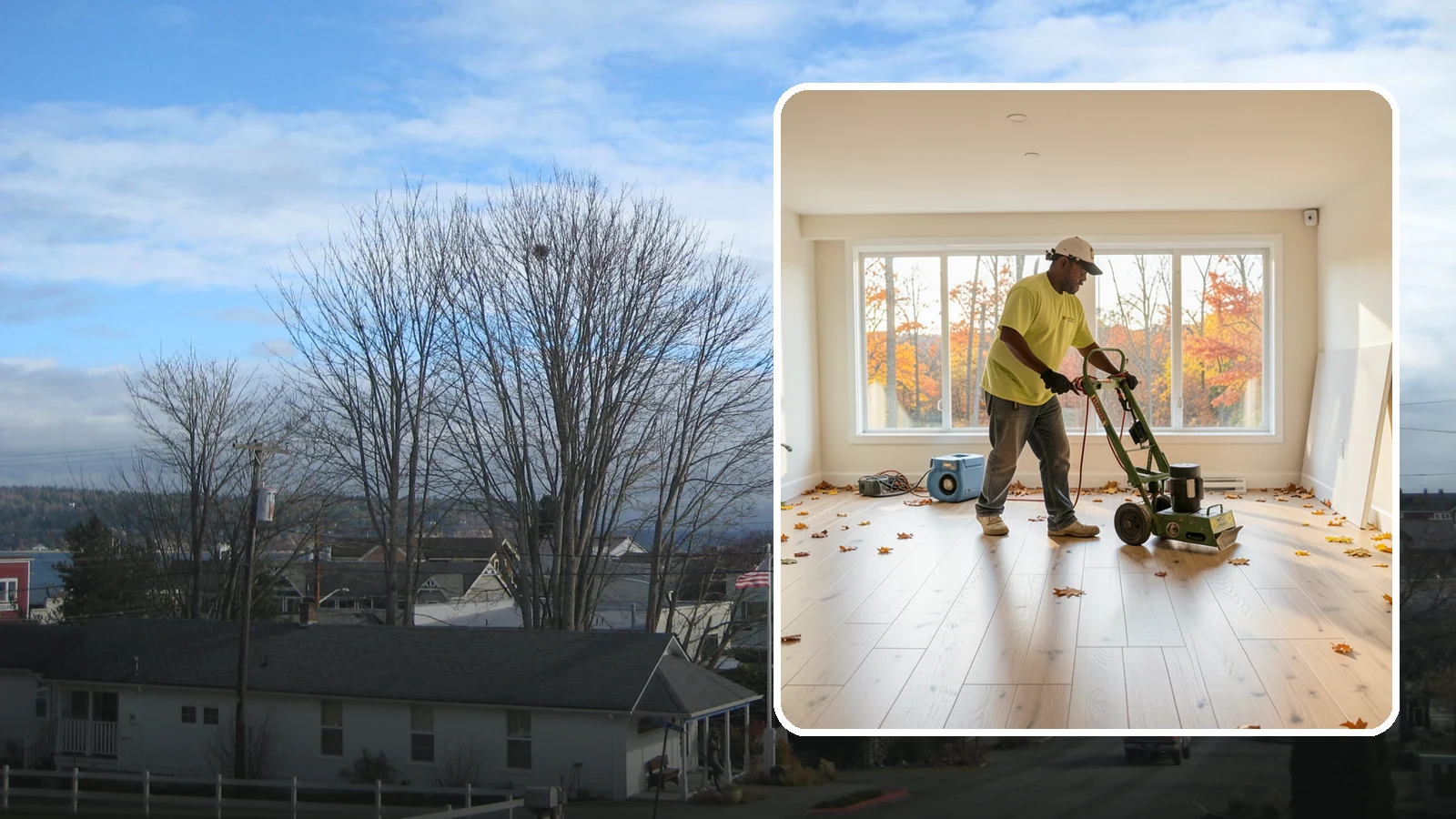 Basement Flooring Installation in Langley, Island County, WA - Moisture-smart basement flooring installation engineered for the damp, below-grade conditions of Northwest homes.
